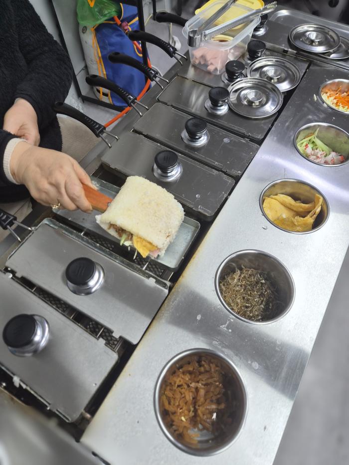 한국 누룽지샌드 위치