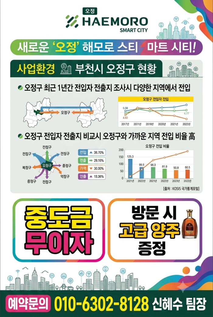 오정 해모로 스마트시티 포스터