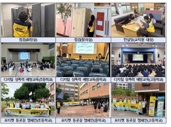 학교 불법촬영 예방 포티켓 현장지원단, 현장 성과 바탕으로 하반기 지원 이어간다 기사 이미지