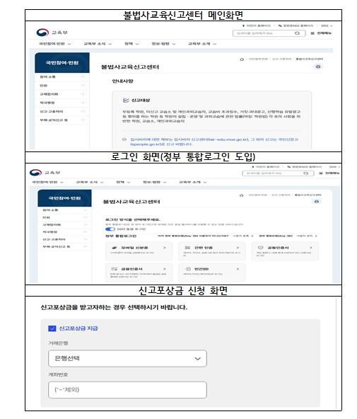 민생물가 안정화 및 학원 운영 건전성 제고를 위해 학원 신고포상금 최대 10배 인상 기사 이미지