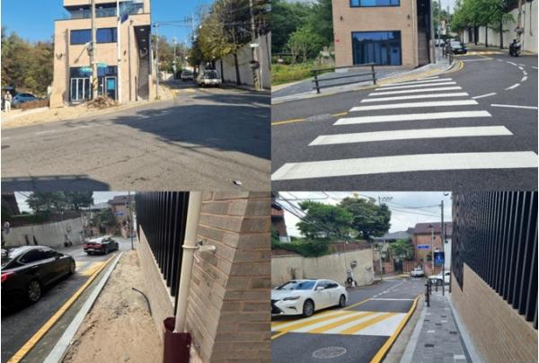 ‘섬처럼 단절된 공원’ 연결했다…성북구, 북악산근린공원 횡단보도 신설 기사 이미지